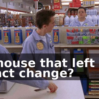 A mouse that left the exact change?
