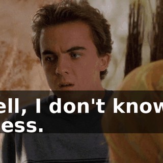 Well, I don't know. I guess.