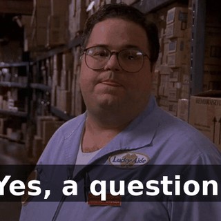 Yes, a question.