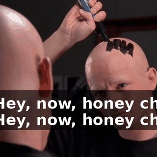 - ♪ Hey, now, honey child ♪ - ♪ Hey, now, honey child ♪
