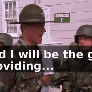 And I will be the guy providing...