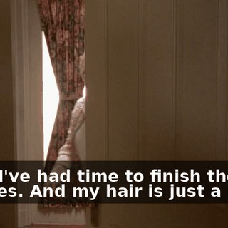 Until I've had time to finish the cookies. And my hair is just a mess.