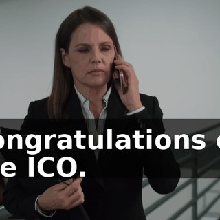 Congratulations on the ICO.