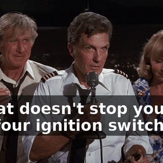 If that doesn't stop you, cut the four ignition switches