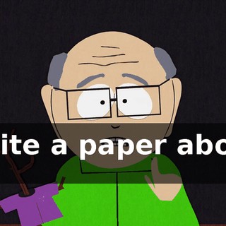 write a paper about it.