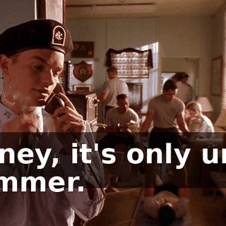 Honey, it's only until summer.