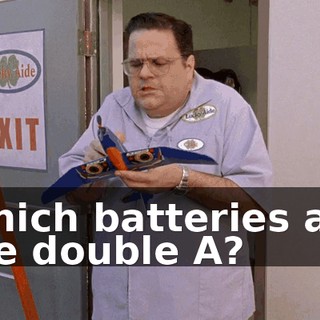 Which batteries are the double A?