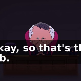 Okay, so that's the job.