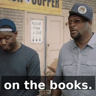 on the books.