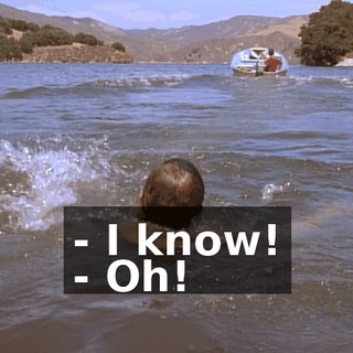 - I know! - Oh!