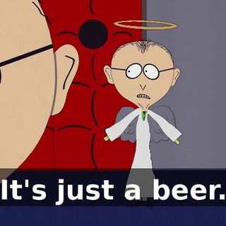 It's just a beer.