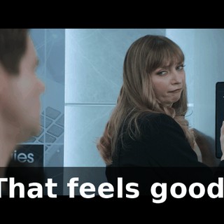 That feels good.