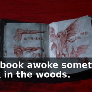 The book awoke something dark in the woods.