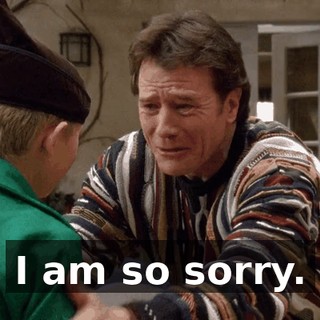 I am so sorry.