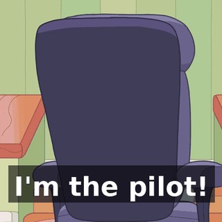 I'm the pilot!