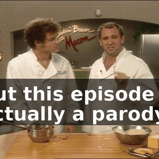 but this episode is actually a parody