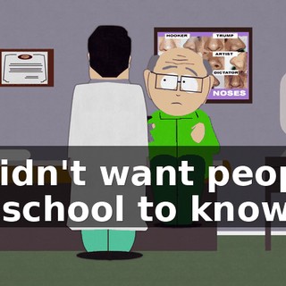 I didn't want people at school to know,