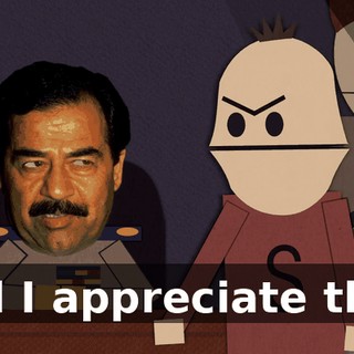 and I appreciate that,
