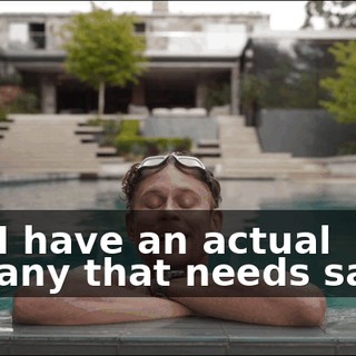 - But I have an actual company that needs saving,