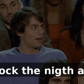 To rock the nigth away