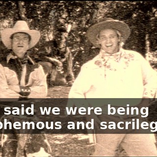 They said we were being blasphemous and sacrilegious.