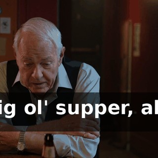 a big ol' supper, all of us.