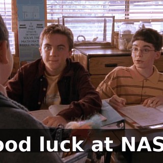 Good luck at NASA.