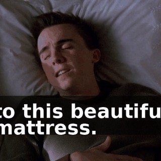 to this beautiful mattress.