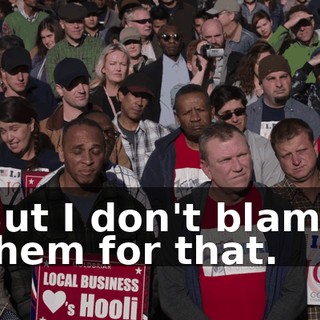 But I don't blame them for that.