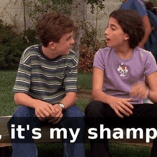 Oh, it's my shampoo.