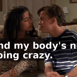 And my body's not going crazy.