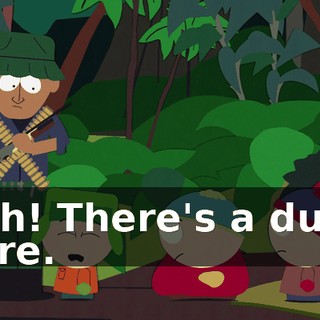 Aah! There's a dude here.