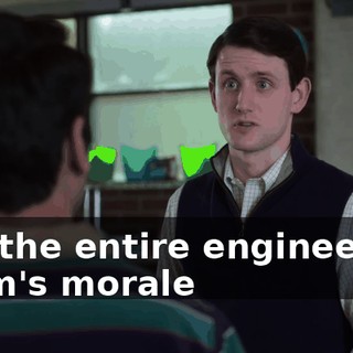 But the entire engineering team's morale