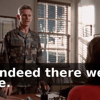 if indeed there were one.