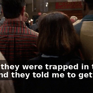 Then they were trapped in the car and they told me to get help,