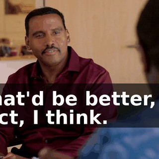 That'd be better, in fact, I think.