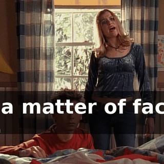 As a matter of fact, I do.