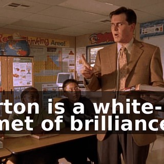 Barton is a white-hot comet of brilliance,