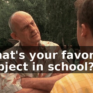 What's your favorite subject in school?