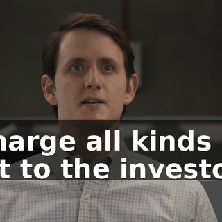 I charge all kinds of shit to the investors.