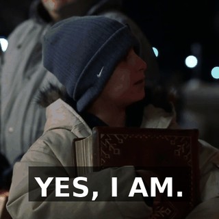 YES, I AM.