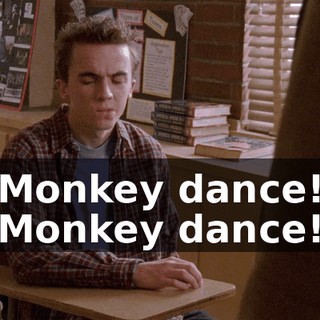Monkey dance! Monkey dance!