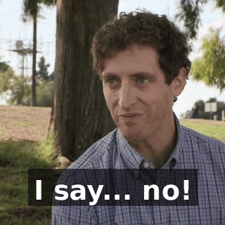 I say... no!