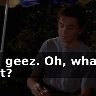 Oh, geez. Oh, what is that?