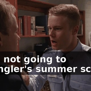 I am not going to Spangler's summer school