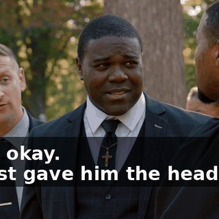 - Oh, okay. - I just gave him the heads up.