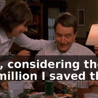 Hey, considering the 12 million I saved them