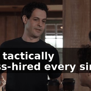 and tactically mass-hired every single
