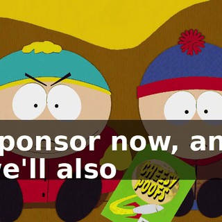 Sponsor now, and we'll also