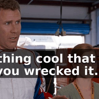 Everything cool that Susan said, you wrecked it.